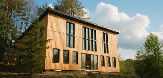 Maison Solstice Origine par Solstice Habitat - Construction durable en bois à Bolton-Est, Québec